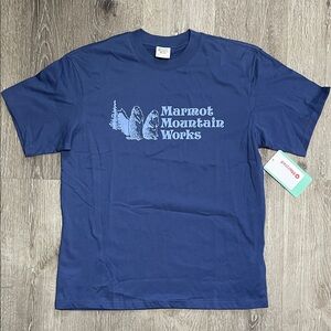 Marmot Mountain Works Blue Tee